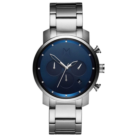MVMT CHRONO 40 MM NAVY SILVERMVMT D-MC02-SBLU MVMT MENS WATCH CHRONOGRAPH NEW